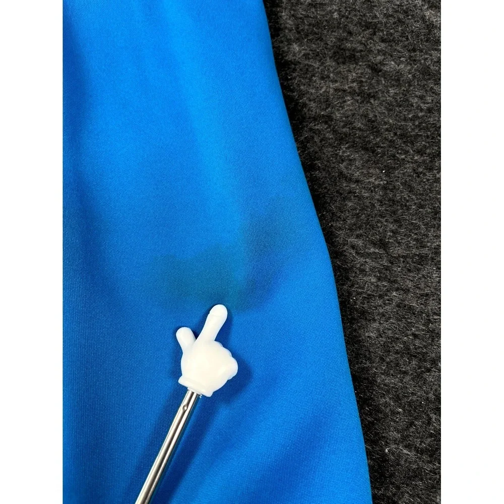 Nike Dri Fit Hoodie Mens Medium Blue Fleece‎ Full Zip Hooded Athletic Outdoor